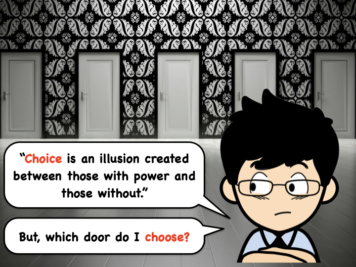 choose choice 違い 選ぶ 選択